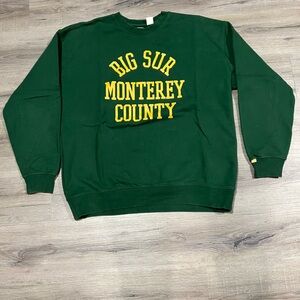 Levi's Dark Green sweatshirt with Yellow Print